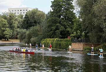 Teamevent auf der Havel