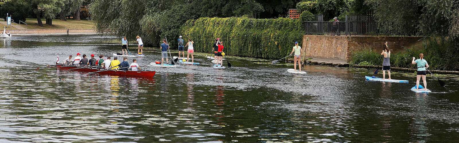 Teamevent auf der Havel